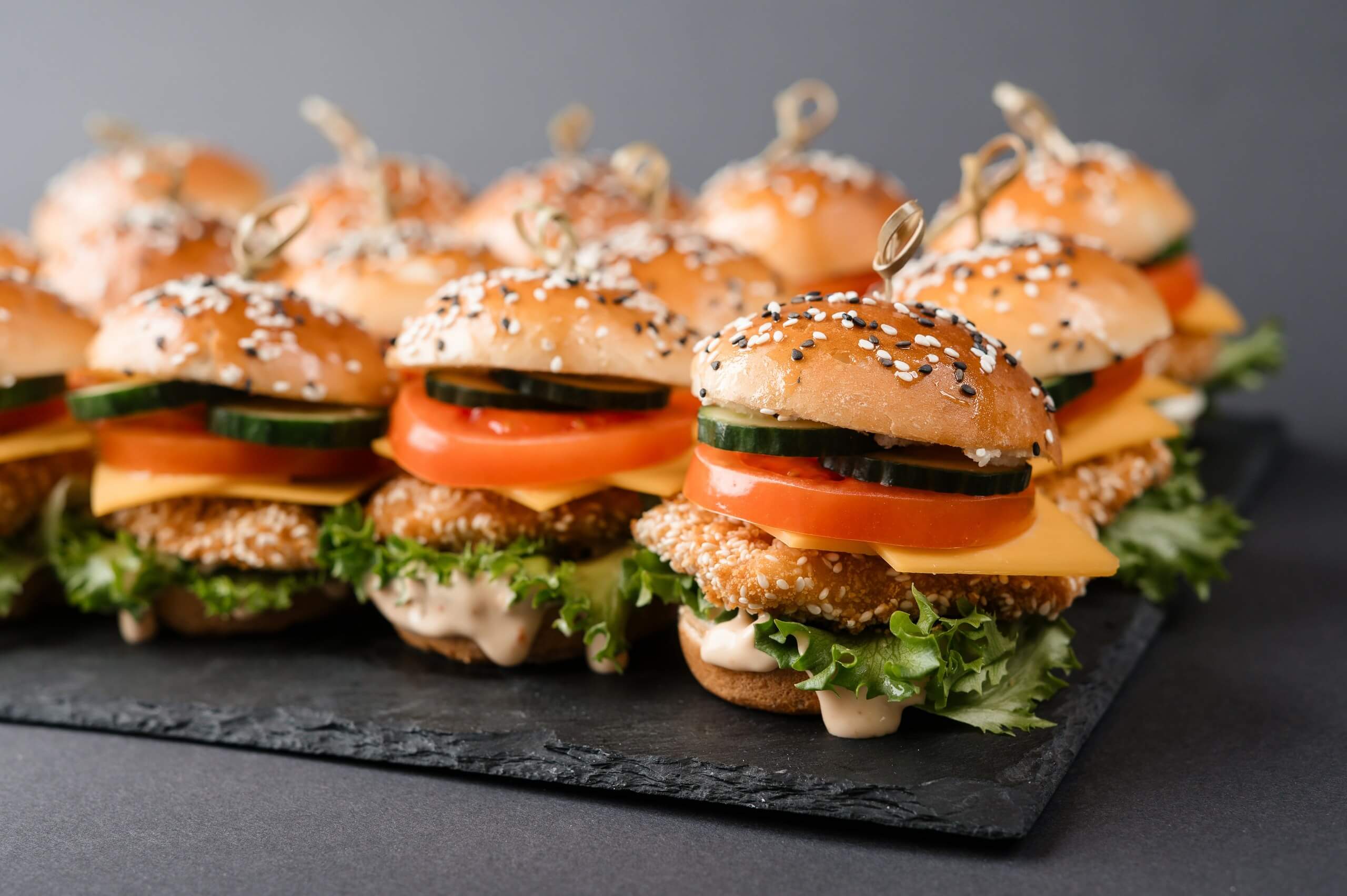 Platou miniburger pui crispy - imagine 6