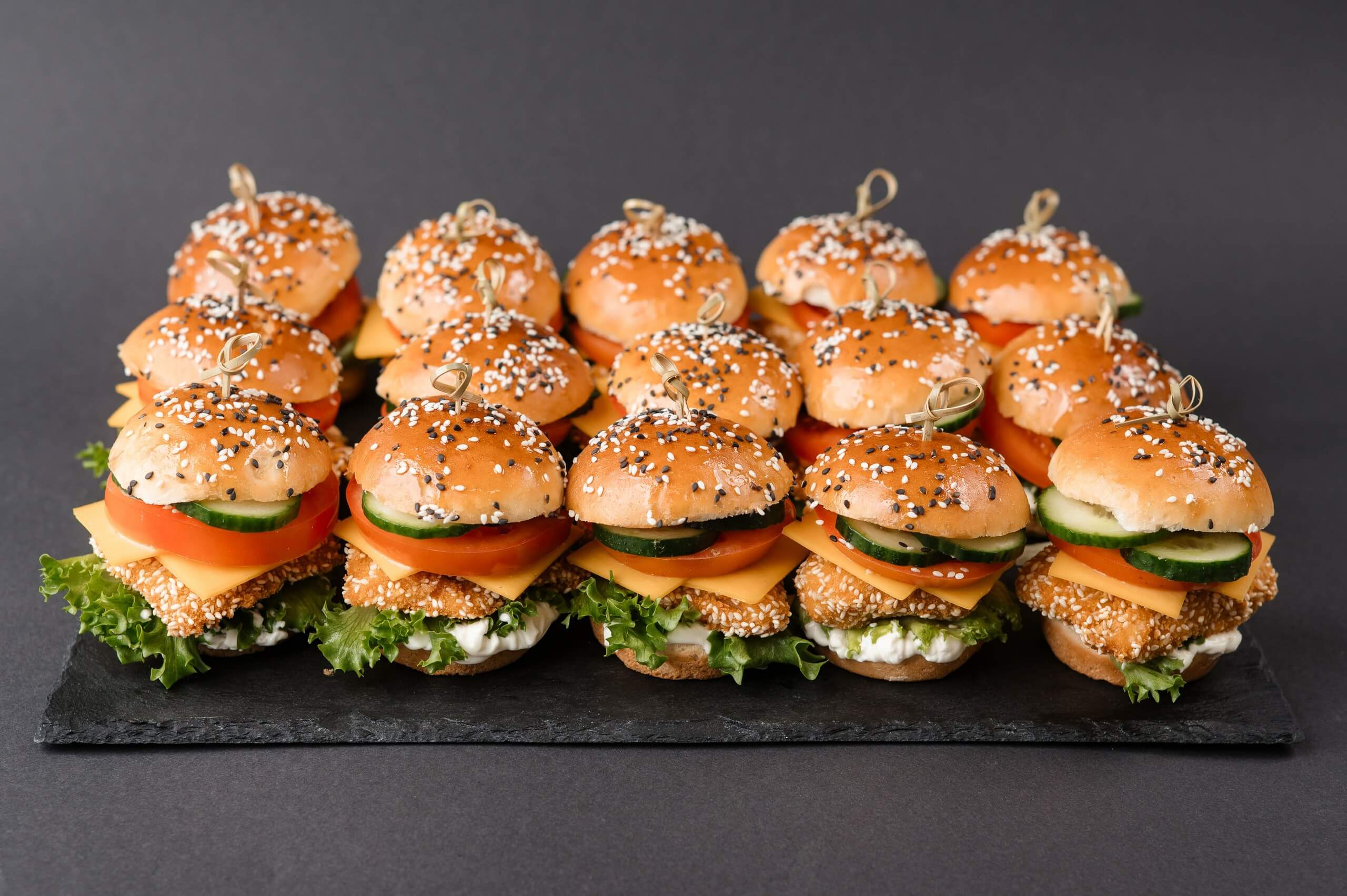 Platou miniburger pui crispy - imagine 3