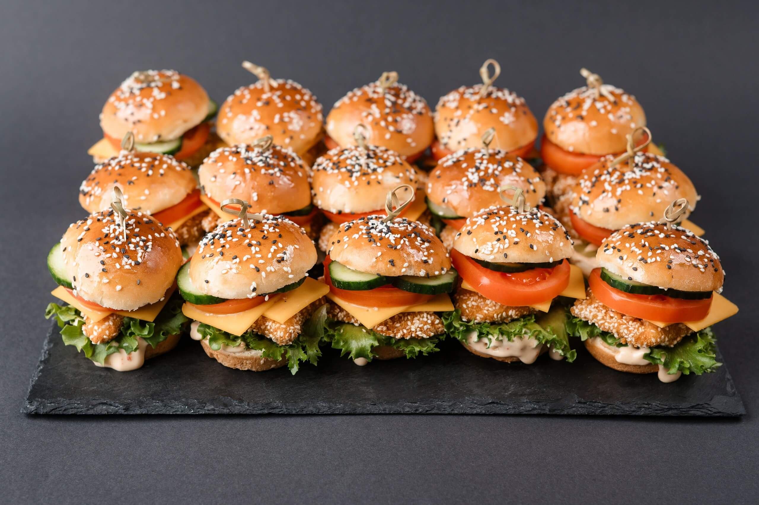 Platou miniburger pui crispy - imagine 5